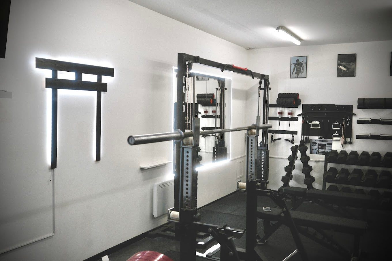Zone haltères du Dojo
